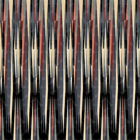 beautiful dark line in retro style abstract geometric background vector illustrationのイラスト素材