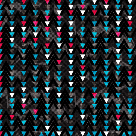 colored polygons on dark background vector illustrationのイラスト素材