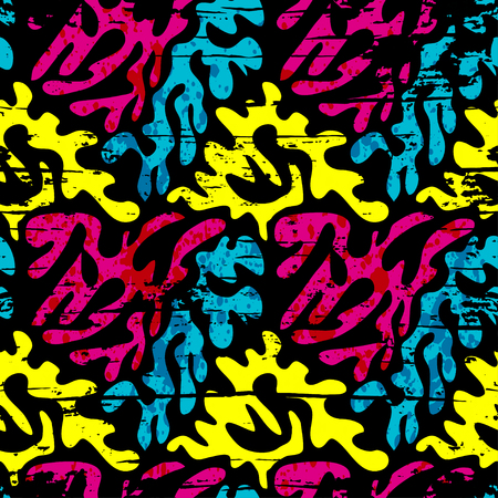 Graffiti Background seamless patternのイラスト素材