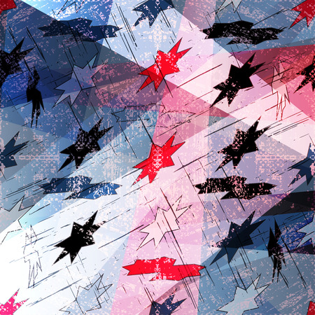 graffiti abstract seamless background grunge effectのイラスト素材