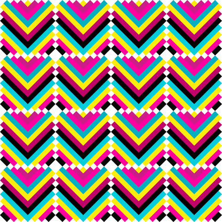 vintage geometric pattern seamless textureのイラスト素材