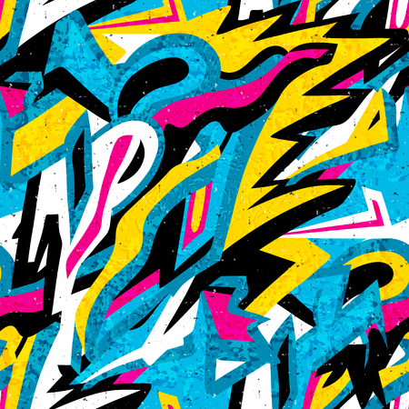 Graffiti background seamless textureのイラスト素材