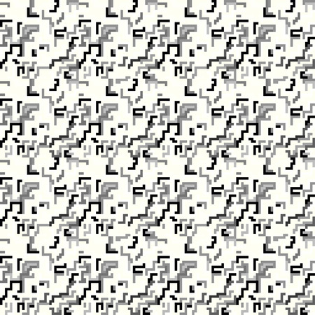 beautiful monochrome geometric polygons seamless pattern vector illustrationのイラスト素材