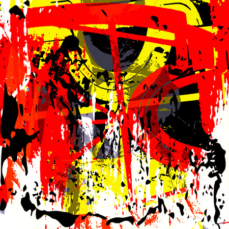 beautiful abstract colored graffiti backgroundのイラスト素材
