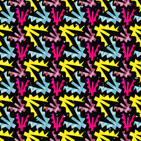 Graffiti Background seamless patternのイラスト素材