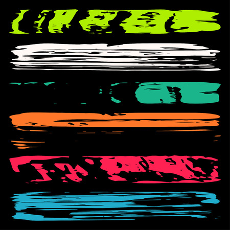 beautiful collection of colored lines Graffiti symbols vector illustrationのイラスト素材