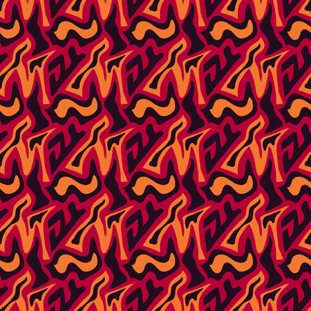 grunge colored graffiti seamless patternのイラスト素材