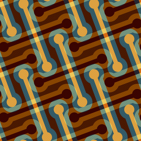 Beautiful abstract geometric seamless patternのイラスト素材