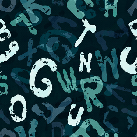 Graffiti Background seamless patternのイラスト素材