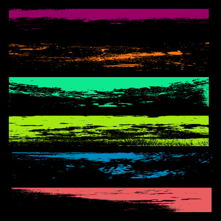 Banners for a beautiful collection of grunge textures designのイラスト素材