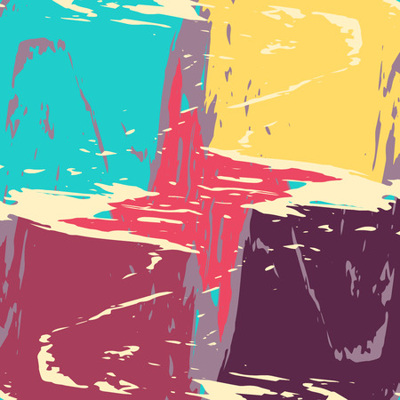 Psychedelic abstract colored graffiti illustration.のイラスト素材