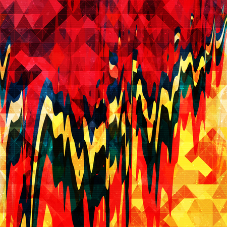 Geometric abstract color pattern in graffiti style. Quality vector illustration for your design.のイラスト素材