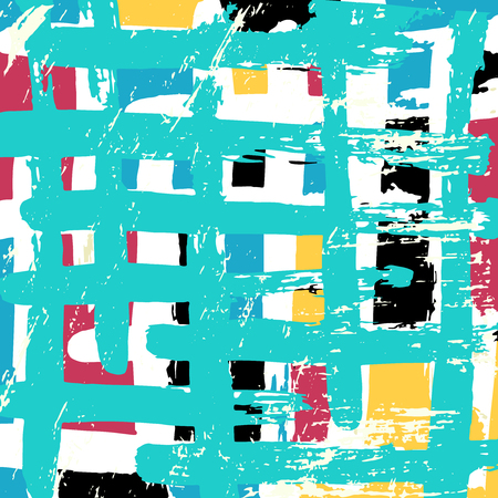 geometric abstract color pattern in graffiti style. Quality vector illustration for your designのイラスト素材