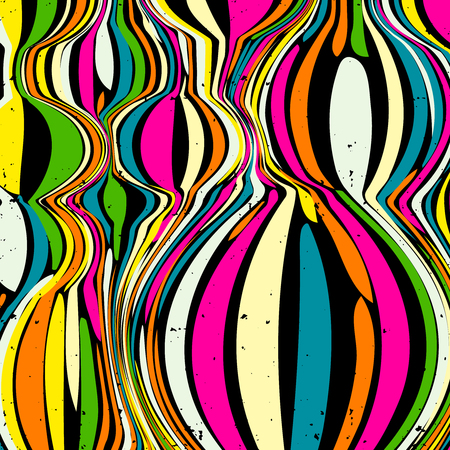geometric abstract color pattern in graffiti style. Quality vector illustration for your designのイラスト素材