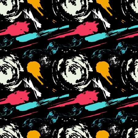 colored abstract seamless pattern in graffiti style. Quality vector illustration for your designのイラスト素材