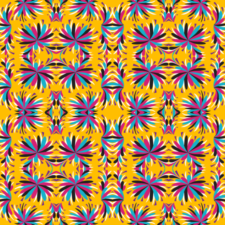 Bright colored seamless abstract pattern for your design quality illustrationのイラスト素材