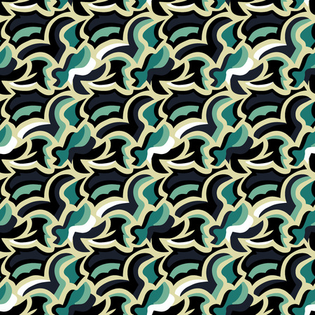 colored abstract seamless pattern in graffiti style quality vector illustration for your designのイラスト素材