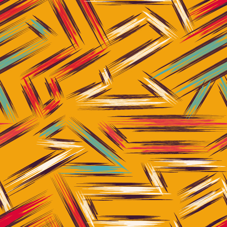 geometric abstract seamless pattern in graffiti style quality illustration for your designのイラスト素材