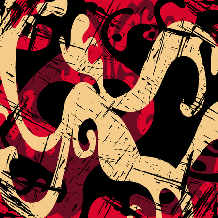 abstract color pattern in graffiti style Quality vector illustration for your designのイラスト素材