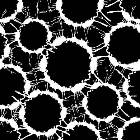 Abstract black white seamless color pattern for your designのイラスト素材