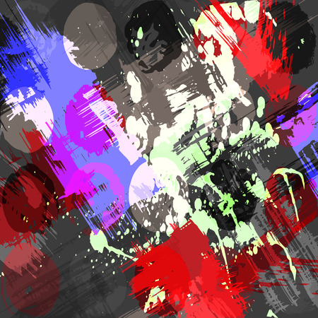 abstract color pattern in graffiti style Quality illustration for your designのイラスト素材