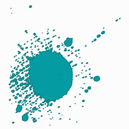 colored blots icon. Flat isolated illustration for your web design.のイラスト素材