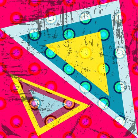 beautiful color abstract pattern vector illustration of graffitiのイラスト素材