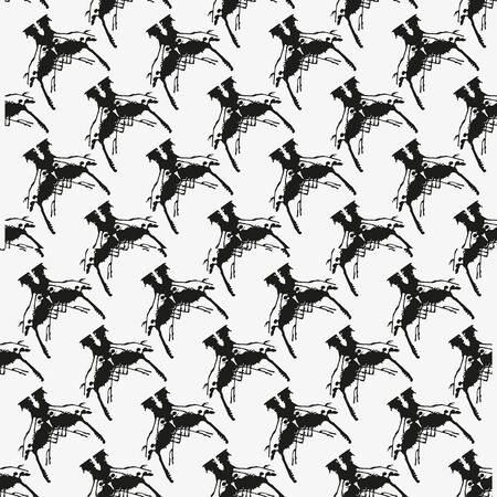 abstract geometric seamless pattern grunge textureの写真素材