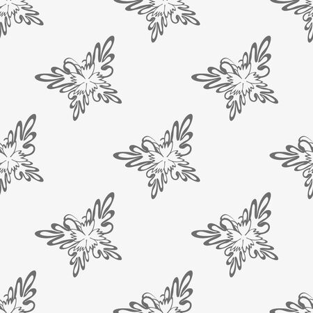 monochrome pattern urban style ethnic ornament Seamless abstract illustration for your designのイラスト素材