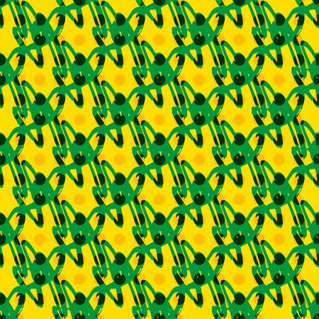 urban style ethnic ornament in bright color seamless abstract illustration for your designのイラスト素材