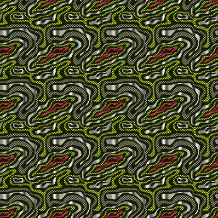 small geometric objects color abstract seamless ethnic pattern in graffiti style with elements of...