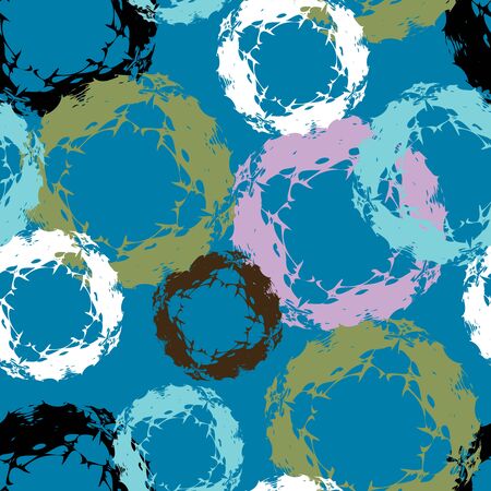 colorabstract ethnic seamless pattern in graffiti style with elements of urban modern style bright quality illustration for your designのイラスト素材