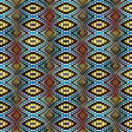 color abstract ethnic seamless pattern in graffiti style with elements of urban modern style bright...