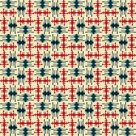 Bright abstract geometric seamless pattern in graffiti style. Quality vector illustration for your designのイラスト素材