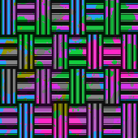 abstract colored background of graffiti beautiful polygons Bright geometric seamless patternのイラスト素材