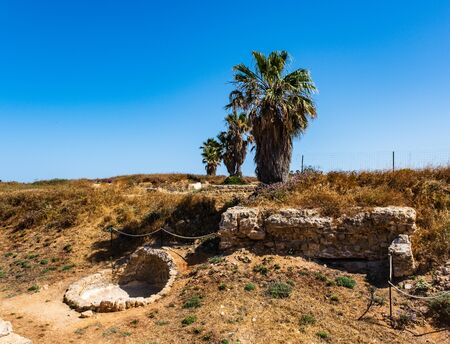 Archaeological excavation in Apollonia National Park, Israel