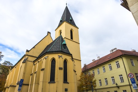 Catholic Saint Castulus Church, Prague, Czech Republic.の写真素材