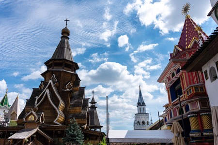 Russian orthodox old architecture in Moscowの写真素材