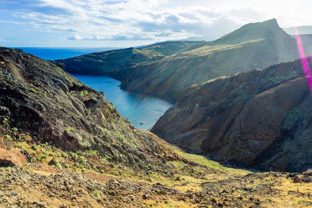 Ponta de Sao Lourenco, the easternmost part of Madeira Island, Portugalの写真素材