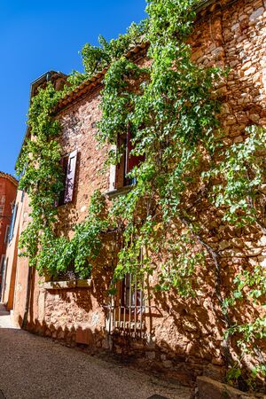 Typical French Provence house in village, near Aix en Provenceの写真素材
