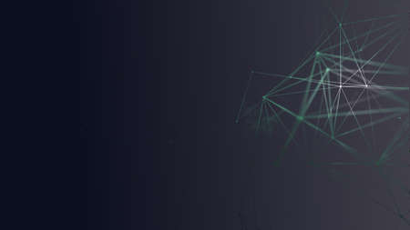 Abstract plexus digital connection dots and lines. Technology background. Network connection...