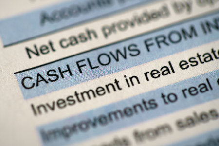 Business finance and income statement, accounting, statistics conceptの写真素材
