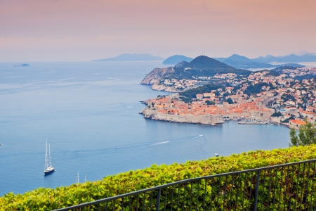 View on old town of Dubrovnik, Croatia. Balkans, Adriatic sea, Europe. Beauty world.の写真素材
