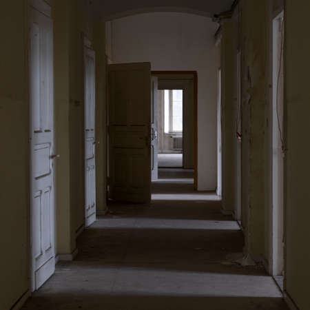 Valkenburg- February 6 2022. The St. Joseph Monastery was built in 1893 by Jesuits. Other residents were the Gestapo in WW2 and elderly nuns from 1961-1985. Now it's empty and decaying for years.のeditorial素材