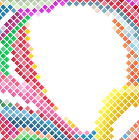 Mosaic Lineのイラスト素材