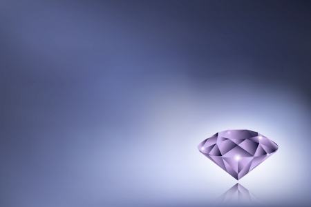 Purple diamondのイラスト素材