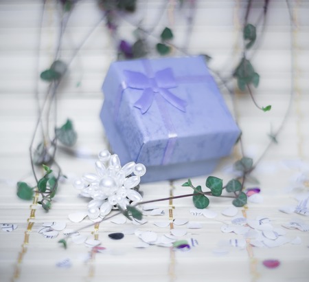 Open gift boxの写真素材