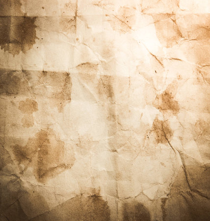 Texture old paper with traces of scuffs and stains.の写真素材