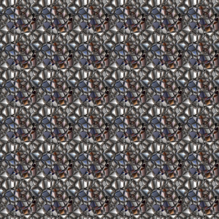 Beautiful seamless pattern with small with multicolored stones.