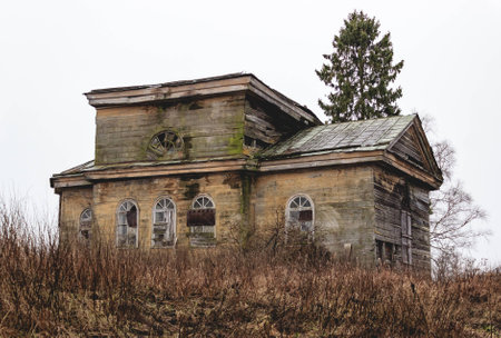 Wooden Church of the Resurrection with the Chapel of Christmas of John Predtechi in the village...